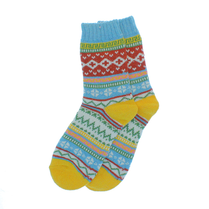 Cosy Cute Nordic Pattern Socks - Pack of 3