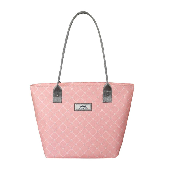 Pink Oil Cloth Tote Bag by Earth Squared