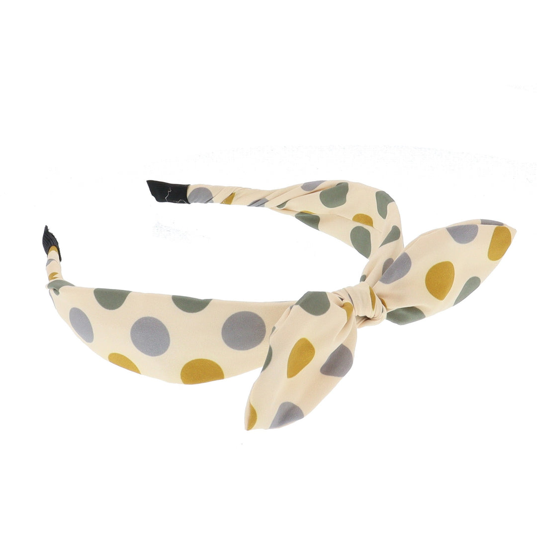 Women's Slim Spotty Small Bow Headband