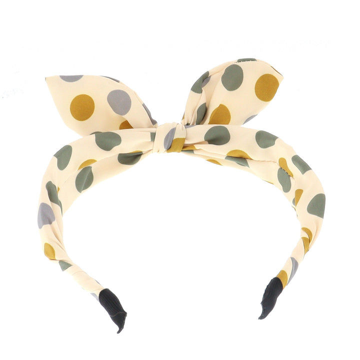 Women's Slim Spotty Small Bow Headband