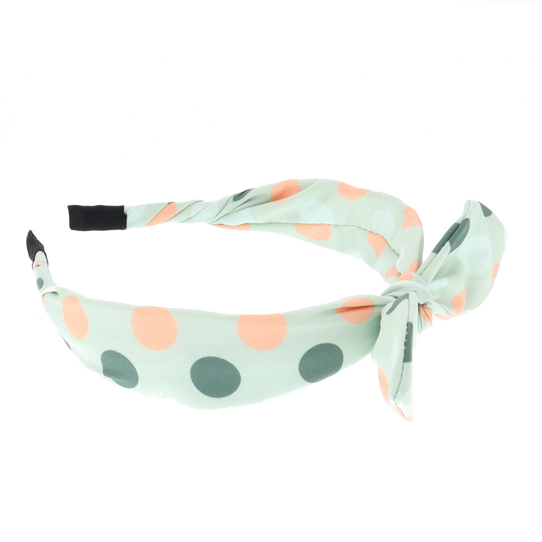 Women's Slim Spotty Small Bow Headband