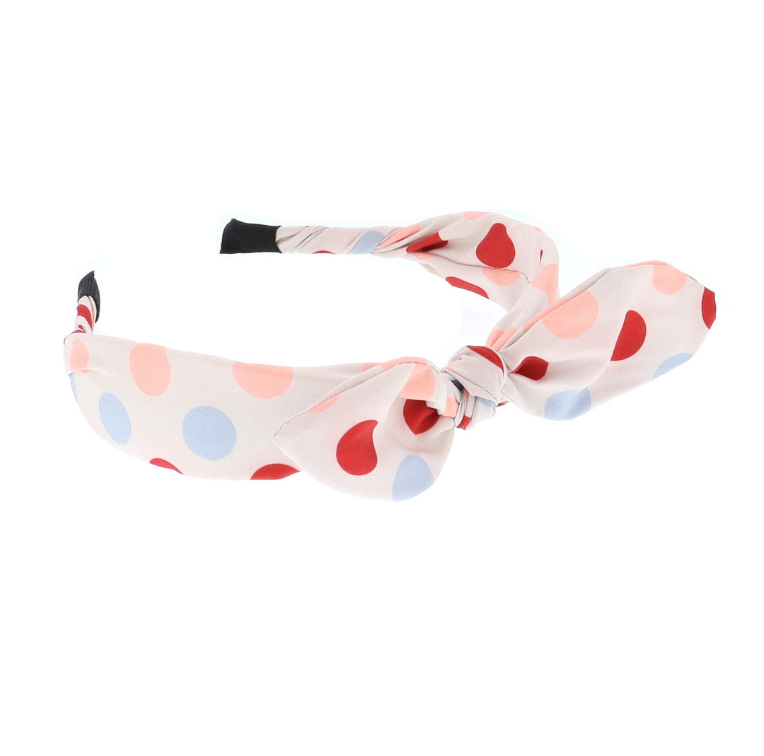 Women's Slim Spotty Small Bow Headband