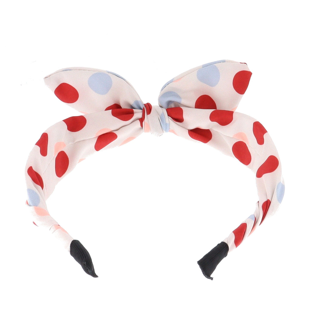 Women's Slim Spotty Small Bow Headband