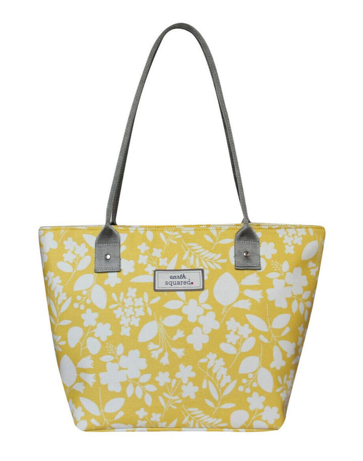 Sherbet Yellow Oil Cloth Tote Bag by Earth Squared