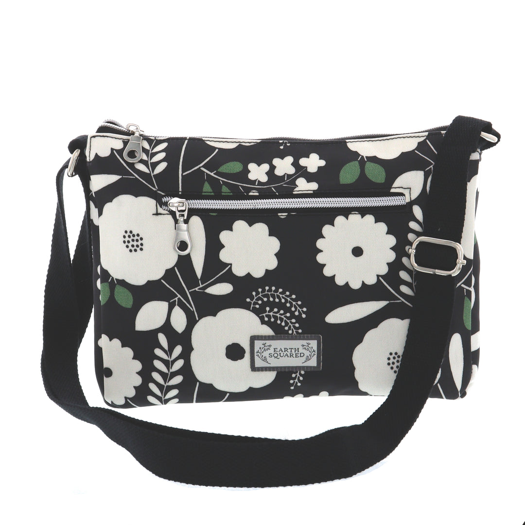 Stockholm Oil Cloth Pocket Messenger Cross Body Bag by Earth Squared