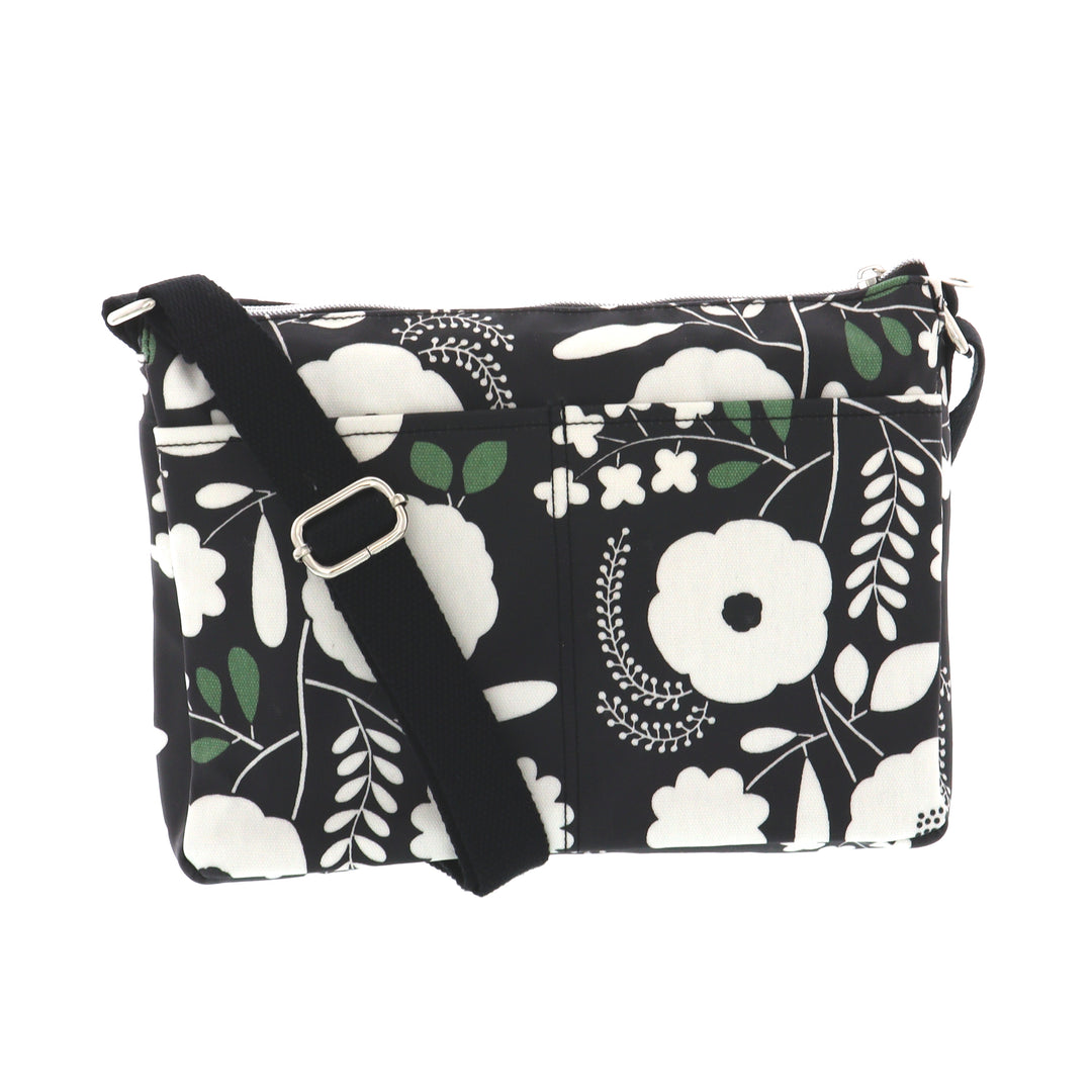 Stockholm Oil Cloth Pocket Messenger Cross Body Bag by Earth Squared