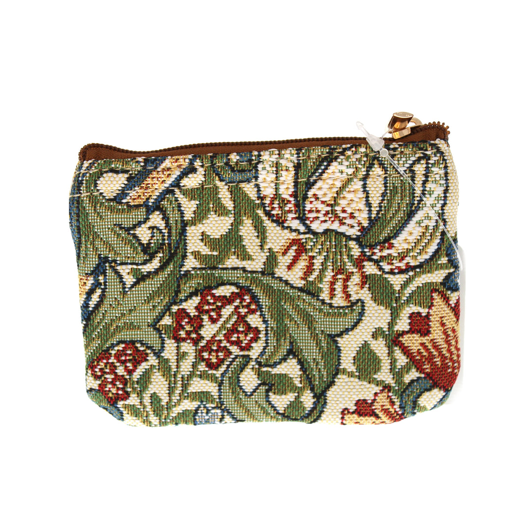 Signare Small Zip Coin Purse Golden Lily