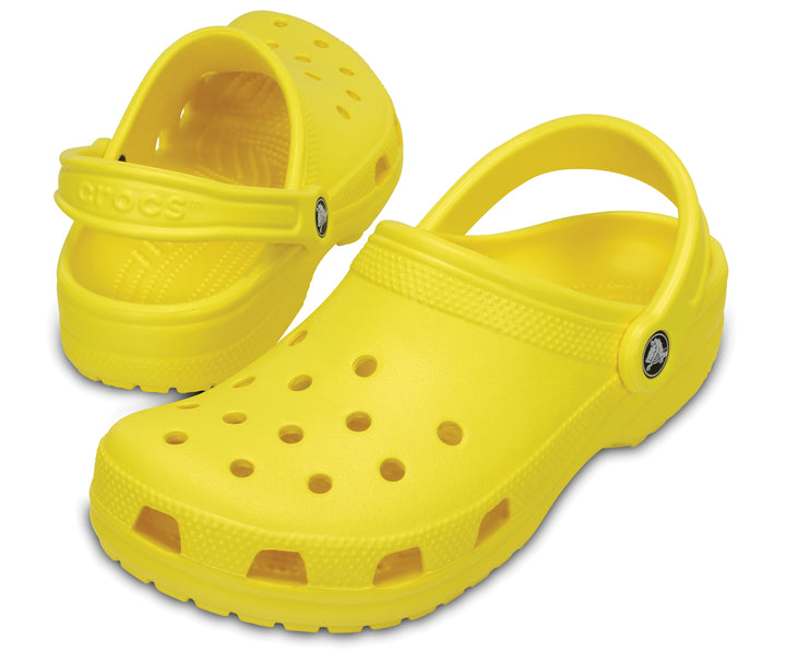 Crocs Adults Unisex Classic Clogs In Lemon