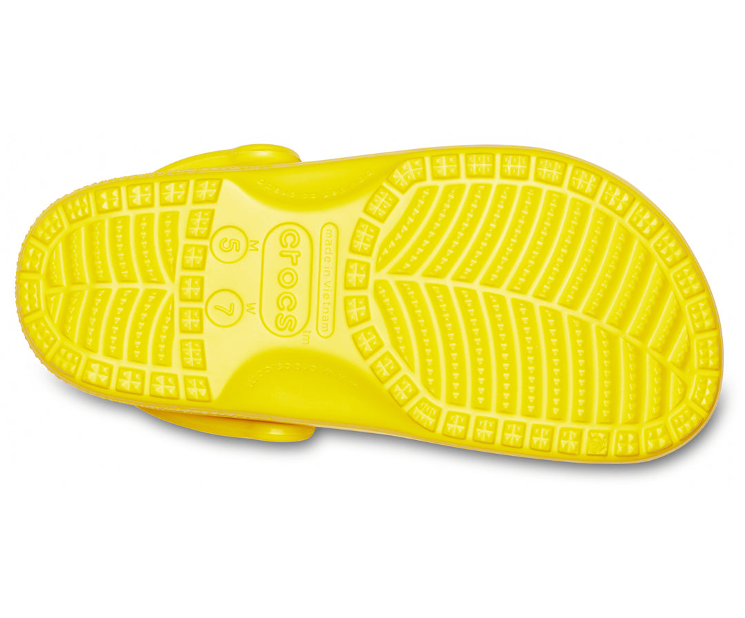 Crocs Adults Unisex Classic Clogs In Lemon