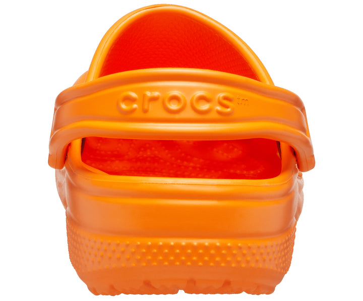 Crocs Adults Unisex Classic Clogs In Orange Zing