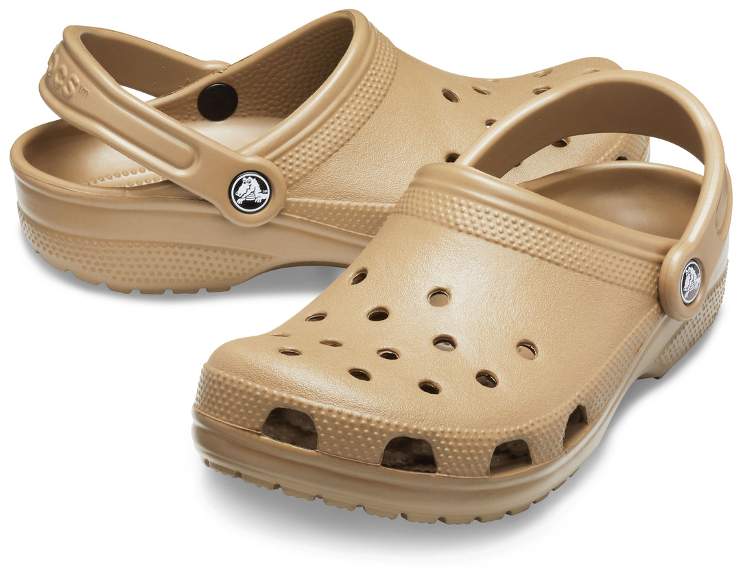 Crocs Adults Unisex Classic Clogs In Khaki
