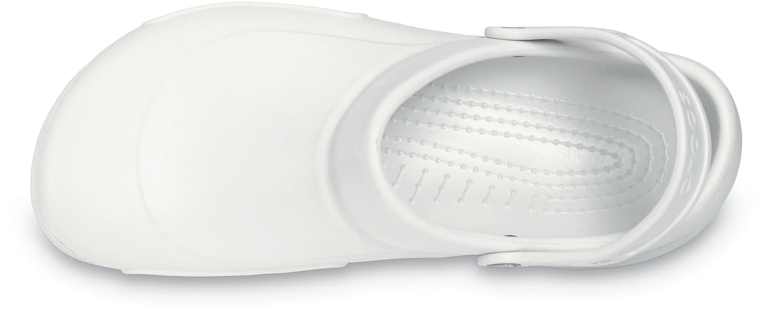 Crocs Adults Unisex Bistro Slip Resistance Work Clogs In White