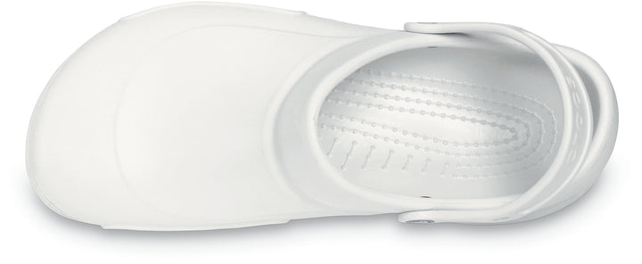 Crocs Adults Unisex Bistro Slip Resistance Work Clogs In White