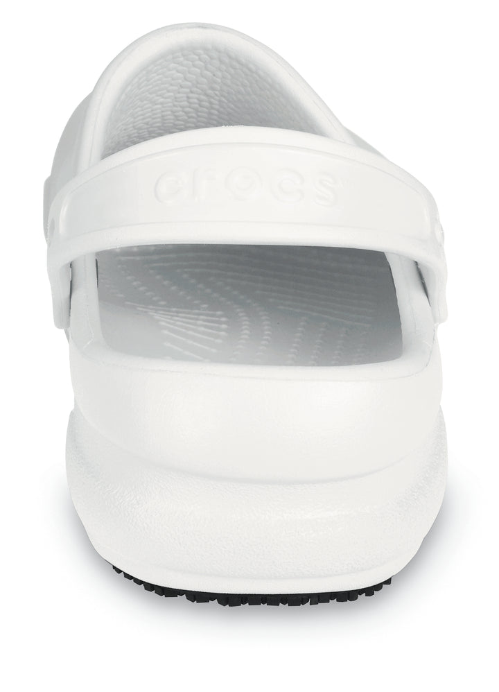 Crocs Adults Unisex Bistro Slip Resistance Work Clogs In White