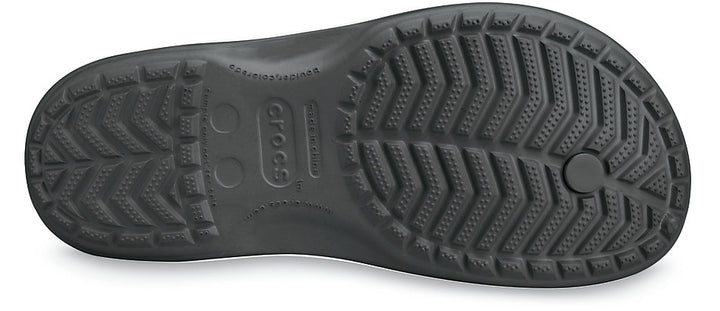 Crocs Adults Unisex Crocband Flip Flops In Black/White