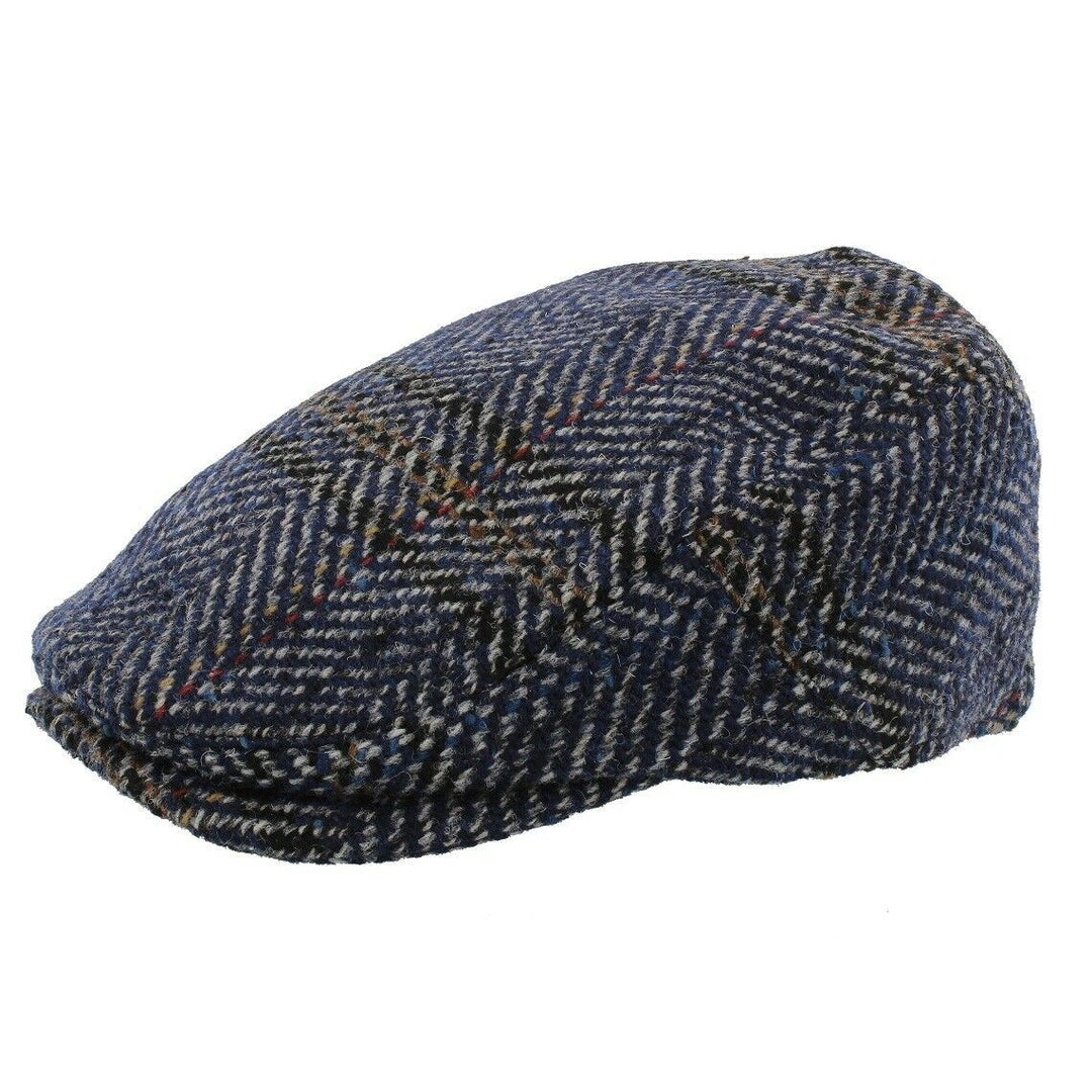 Whiteley Cheviot 100% Wool Tweed Flat Cap (M68)