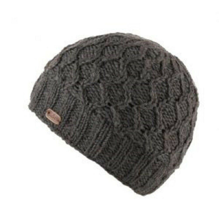 Kusan 100% Wool Wave Cable Beanie Hat (PK1927)