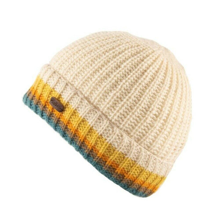 Kusan 100% Wool Turn Up Beanie Hat (PK1926)