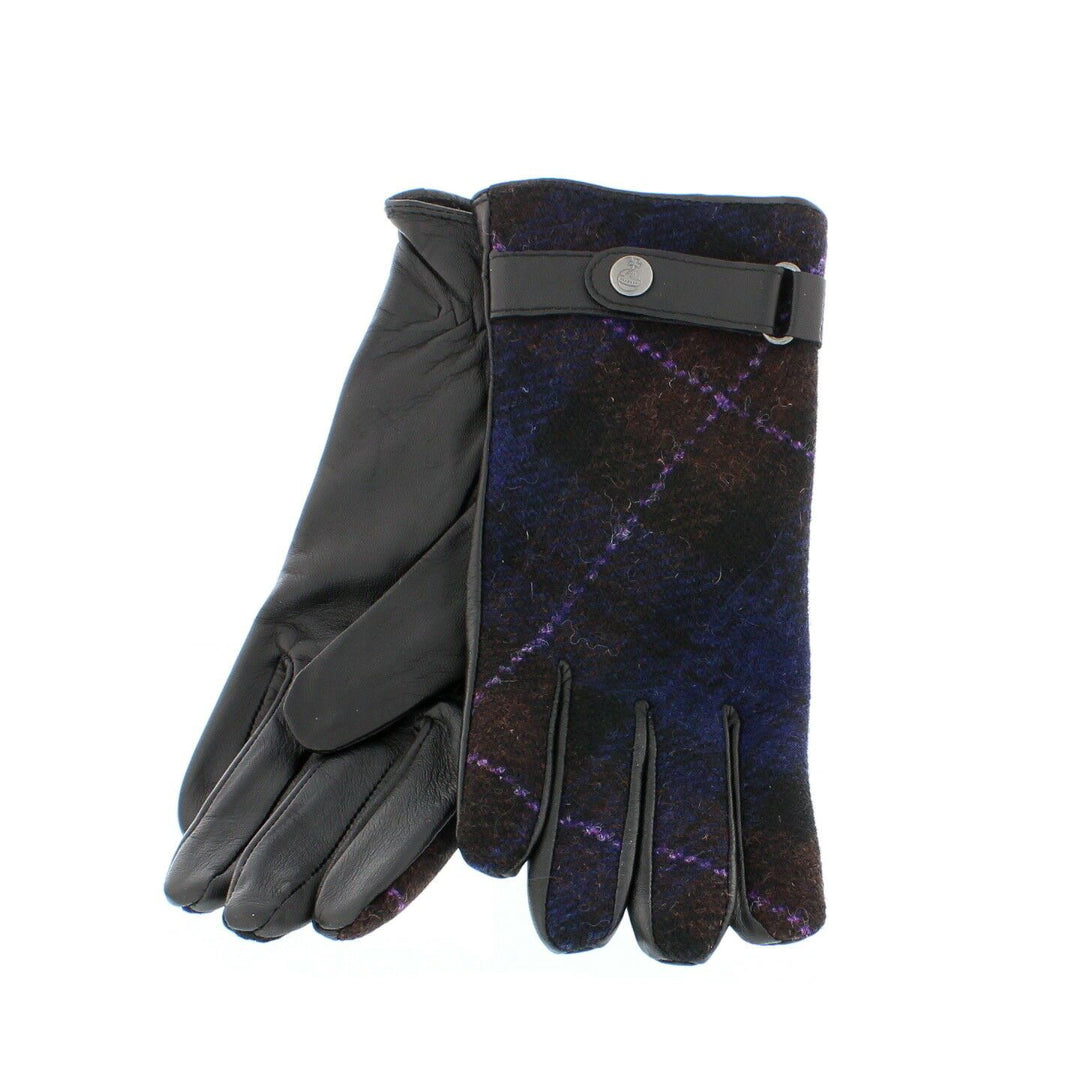 Ladies Failsworth Harris Tweed & Leather Gloves