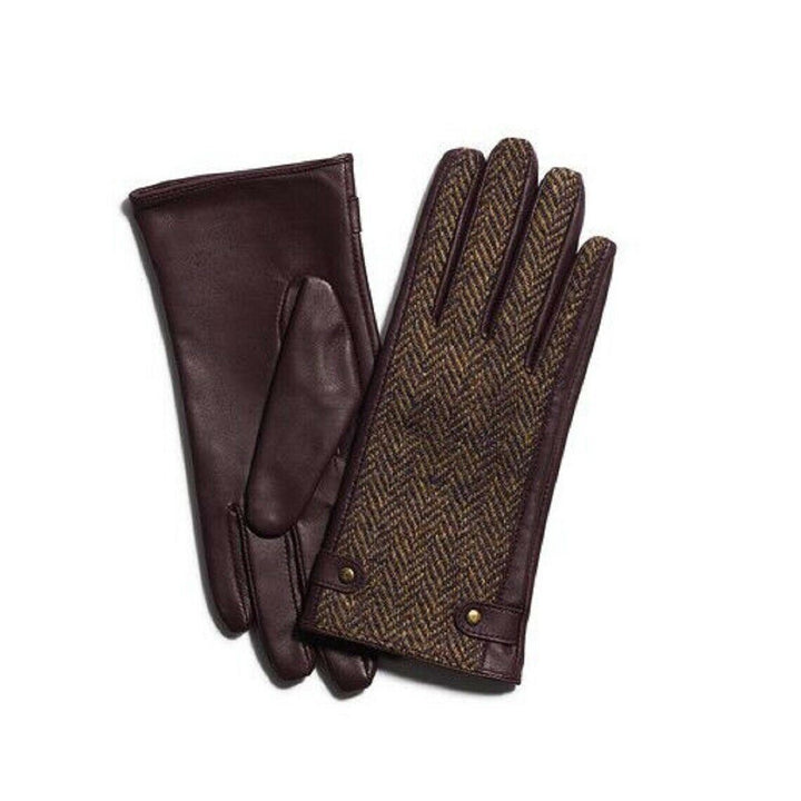 Ladies Failsworth Harris Tweed & Leather Gloves