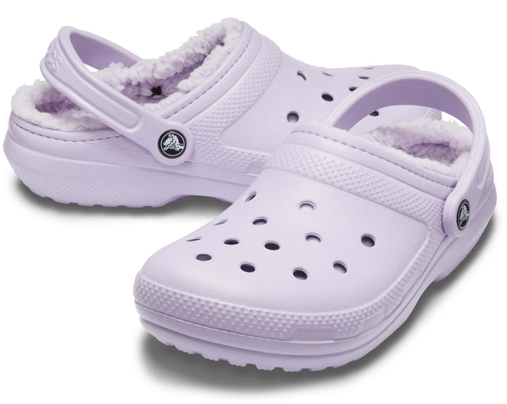 Crocs Adults Unisex Classic Lined Clogs In Lavender