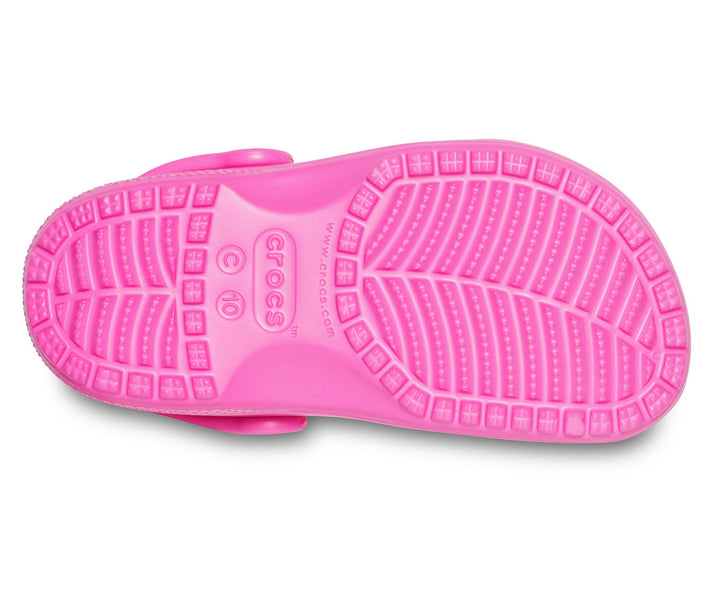 Crocs Kids Classic Clogs In Electric Pink