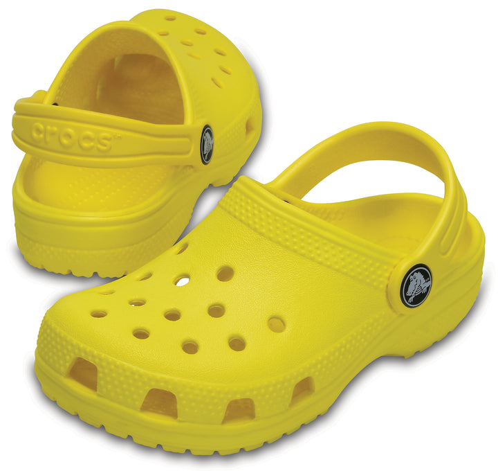 Crocs Kids Classic Clogs In Lemon