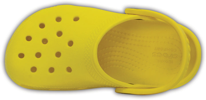Crocs Kids Classic Clogs In Lemon