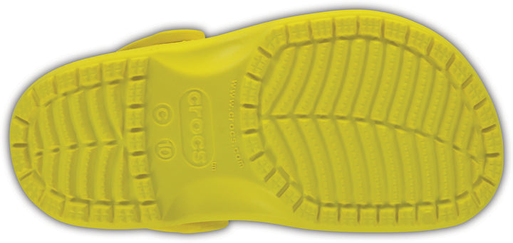 Crocs Kids Classic Clogs In Lemon