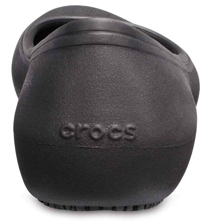 Crocs Womens At Work Flat Ballet Shoes In Black