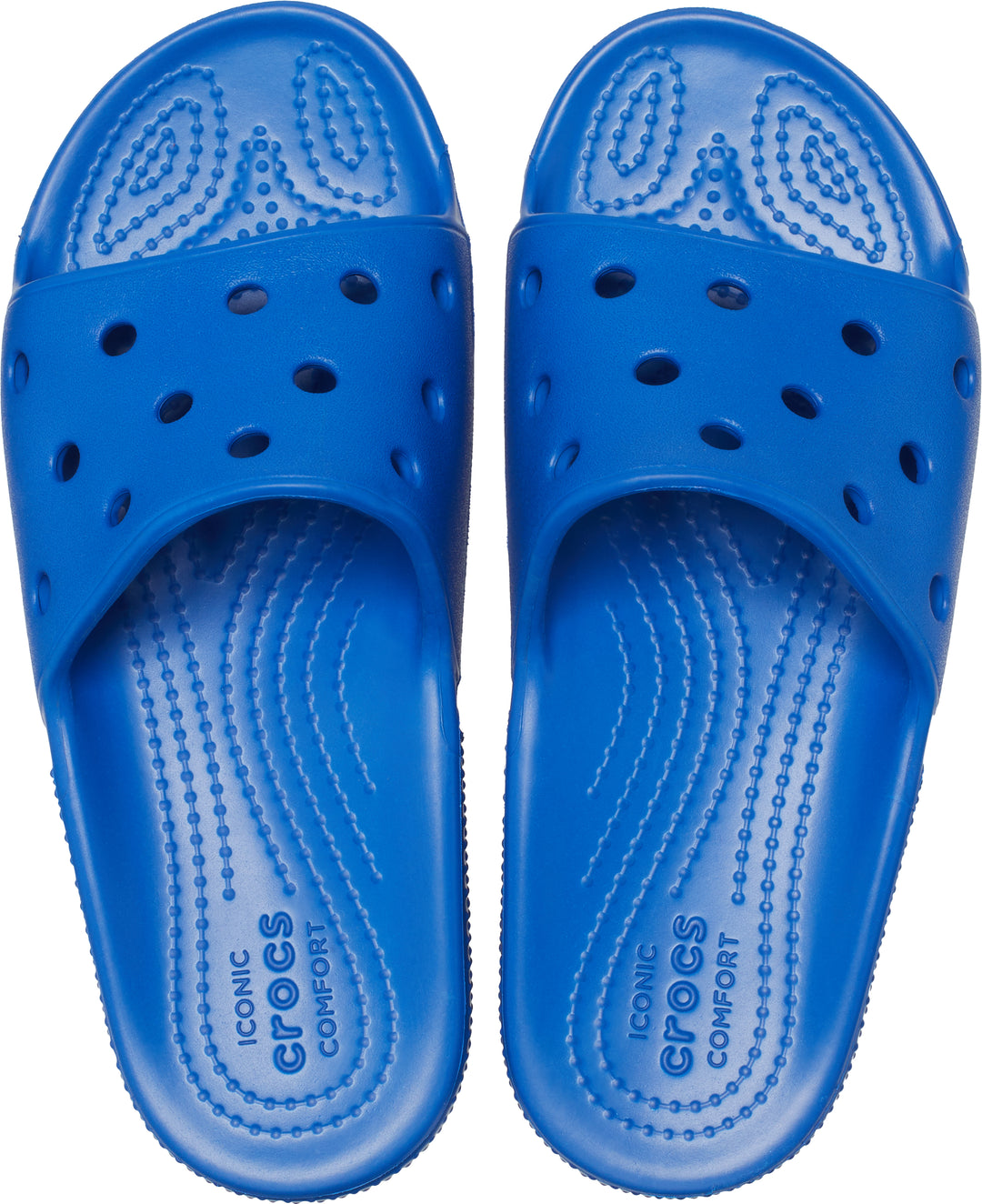 Crocs Kids Classic Slide In Blue Bolt