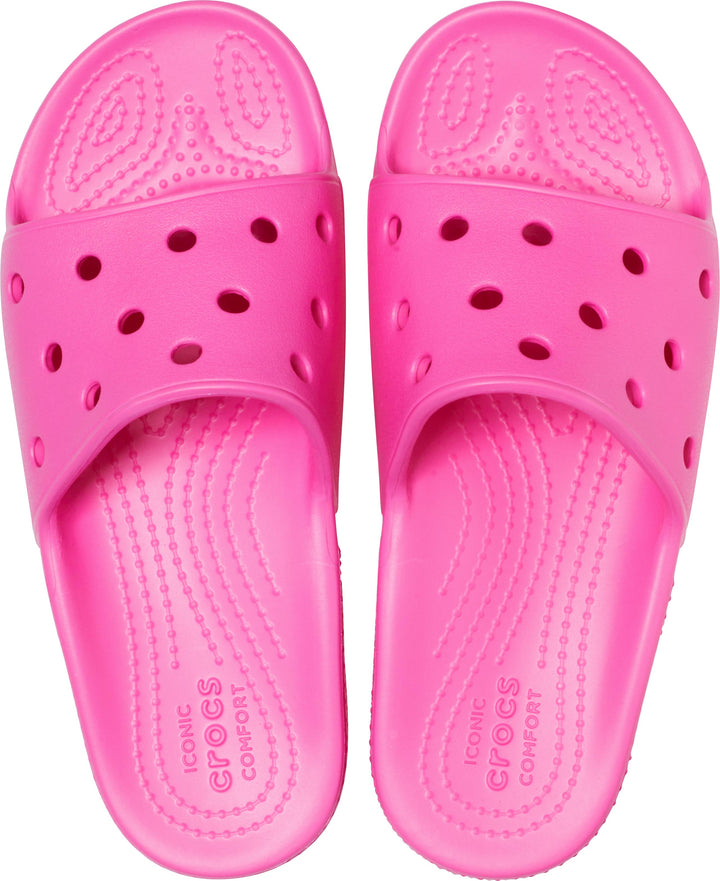 Crocs Kids Classic Slide In Electric Pink