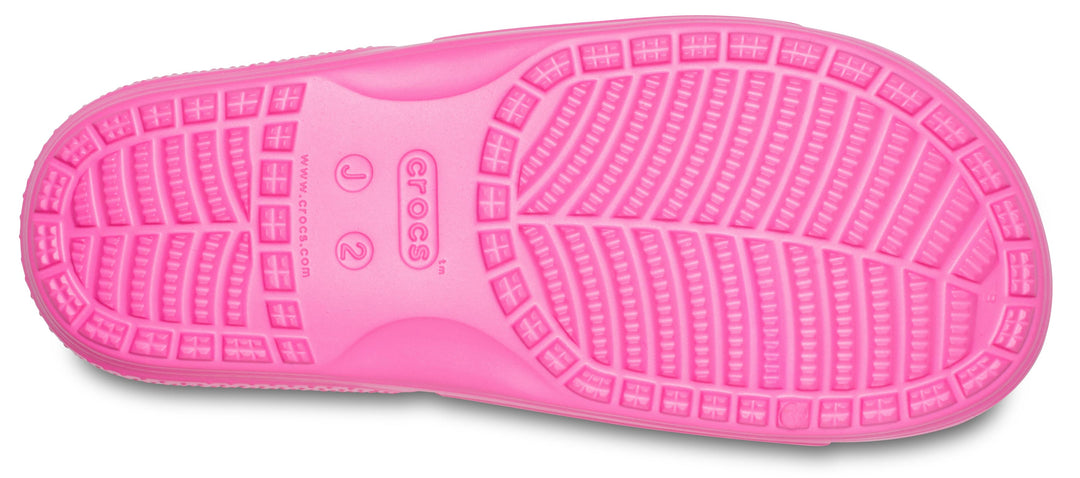 Crocs Kids Classic Slide In Electric Pink