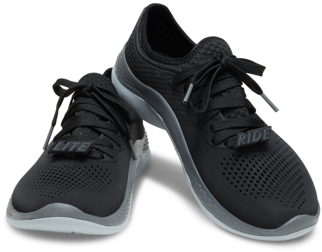 Crocs Womens LiteRide 360 Breathable Trainers In Black/Slate Grey