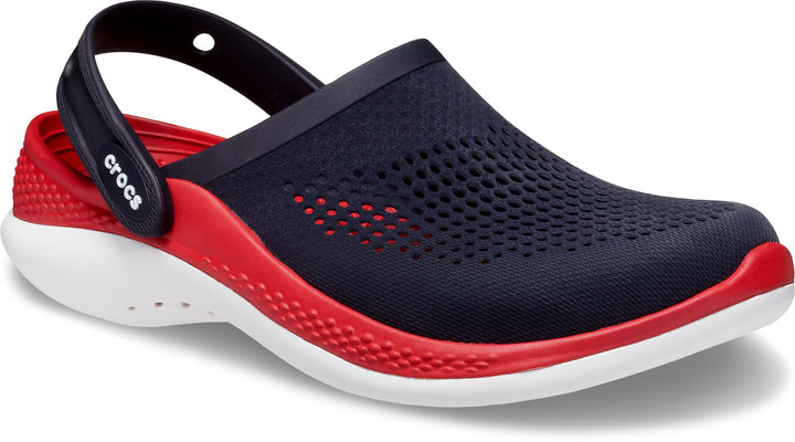Crocs Adults Unisex LiteRide 360 Cushioned Slip On Clogs In Navy/Pepper