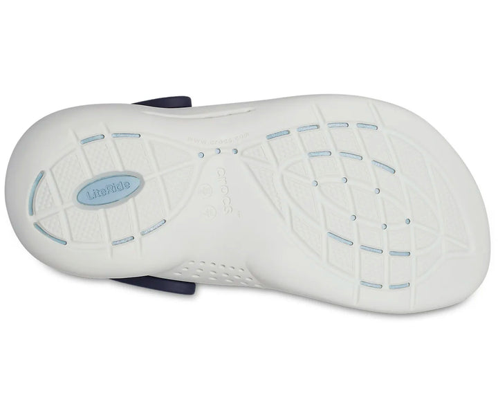 Crocs Adults Unisex LiteRide 360 Cushioned Slip On Clogs In Navy/Blue Grey