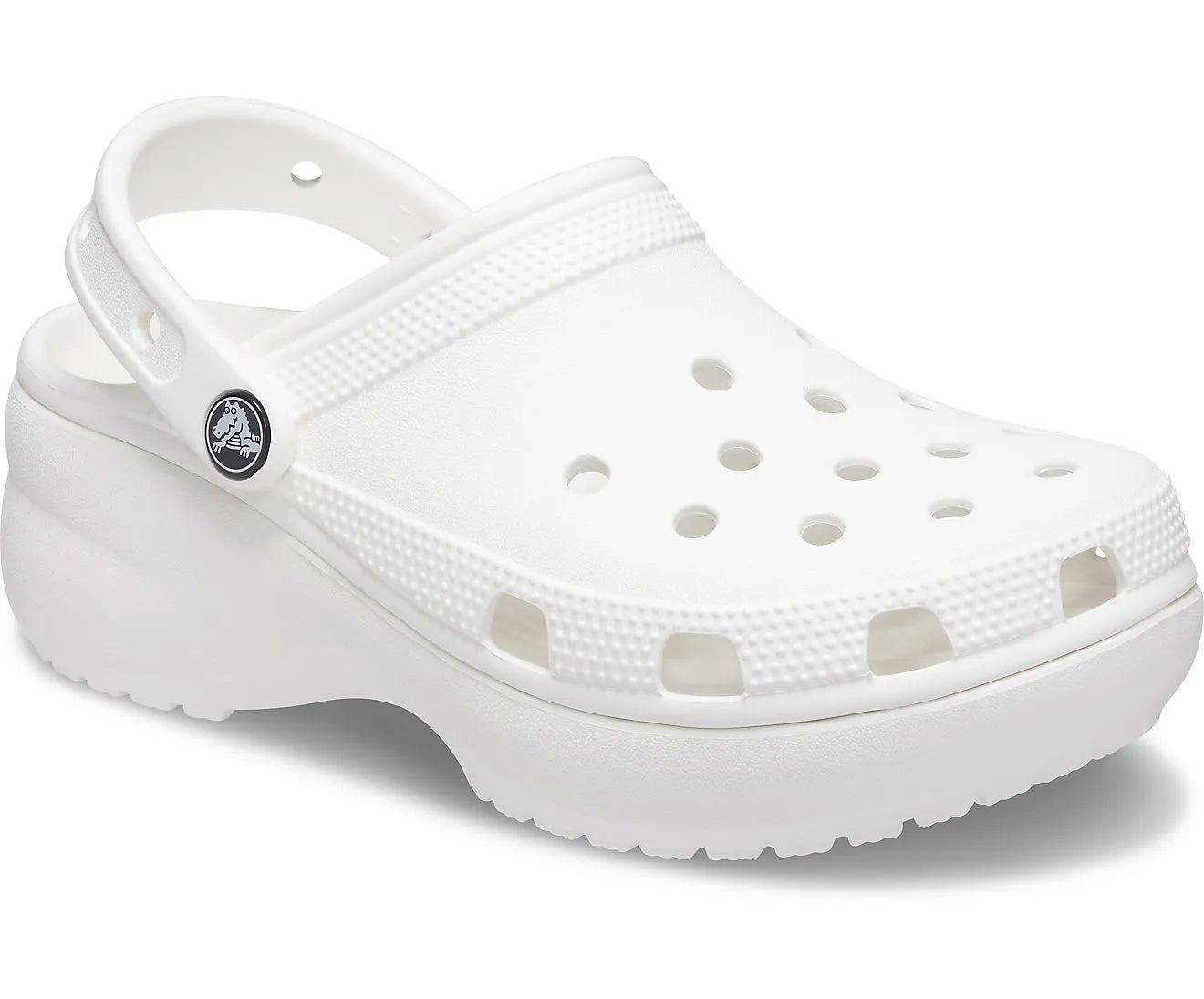 White slip hot sale on crocs