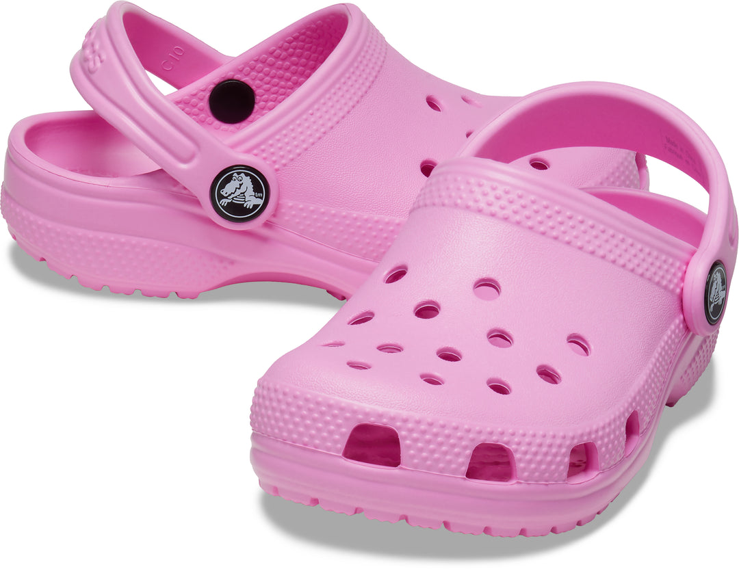 Crocs Kids Classic Clogs In Taffy Pink
