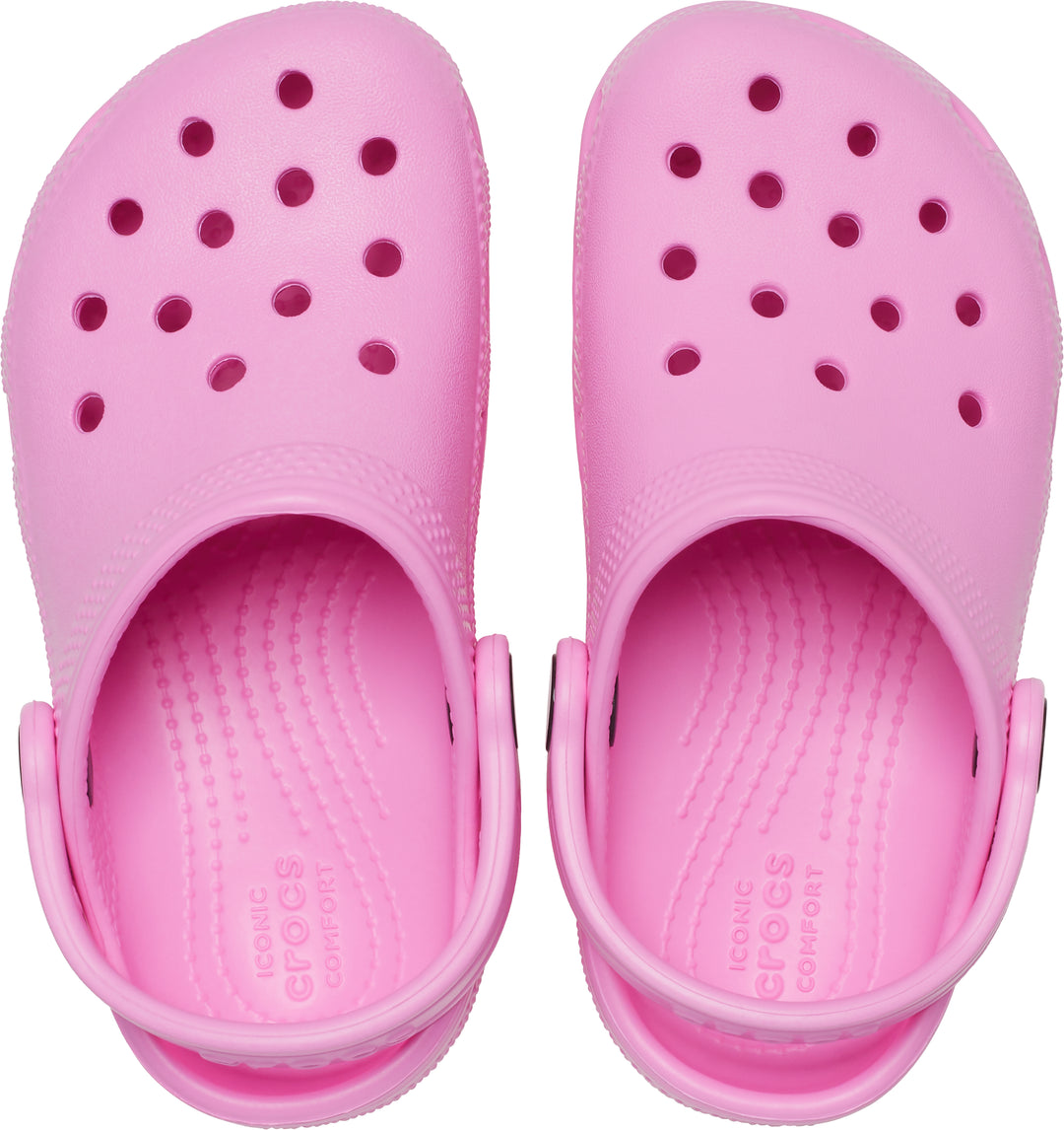 Crocs Kids Classic Clogs In Taffy Pink