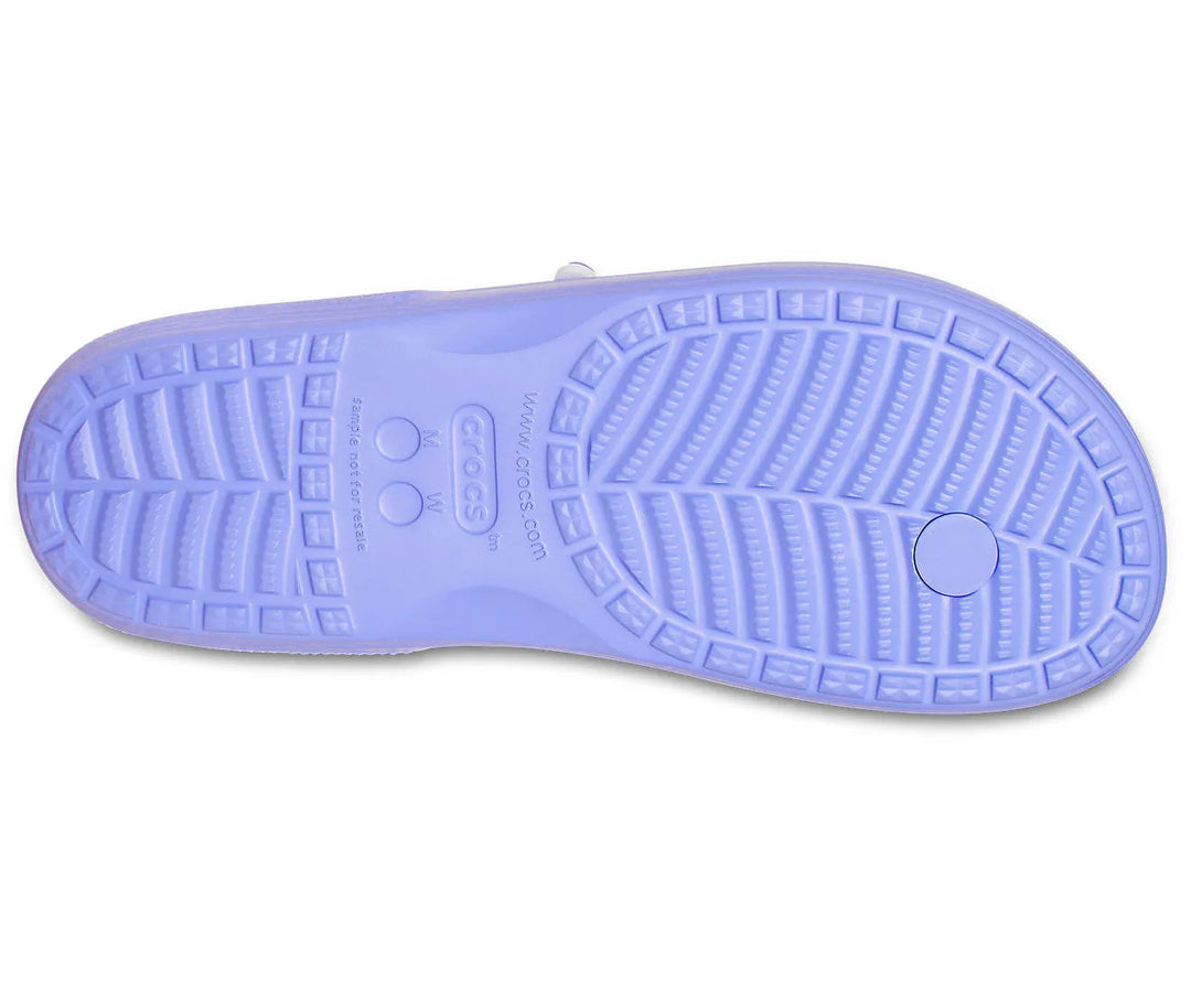 Crocs Adults Unisex Classic Flip Flops In Digital Violet