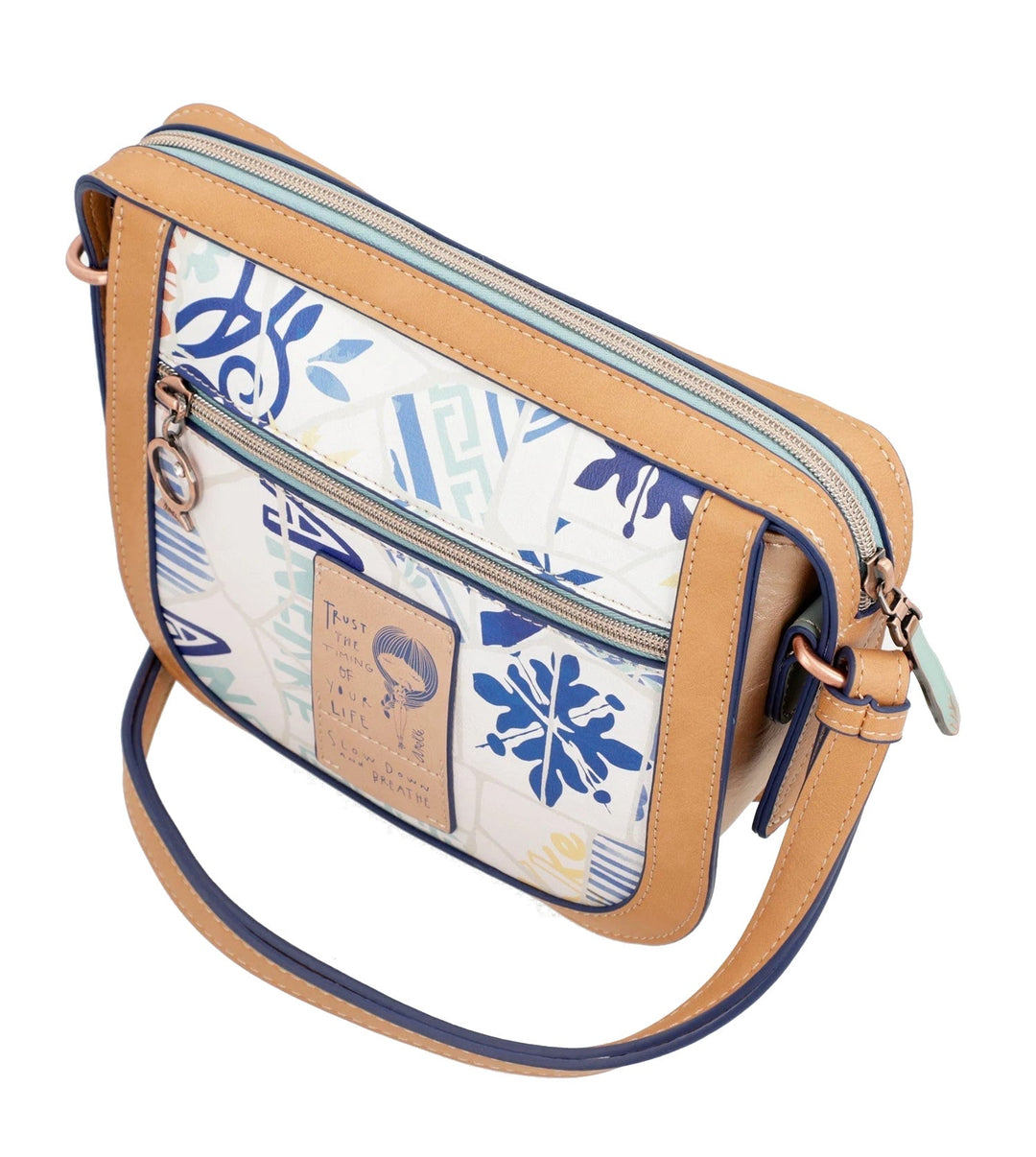 Anekke Mediterranean Tile Crossbody Handbag