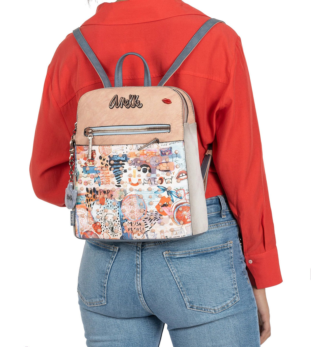 Anekke Fun & Music Double Compartment Backpack