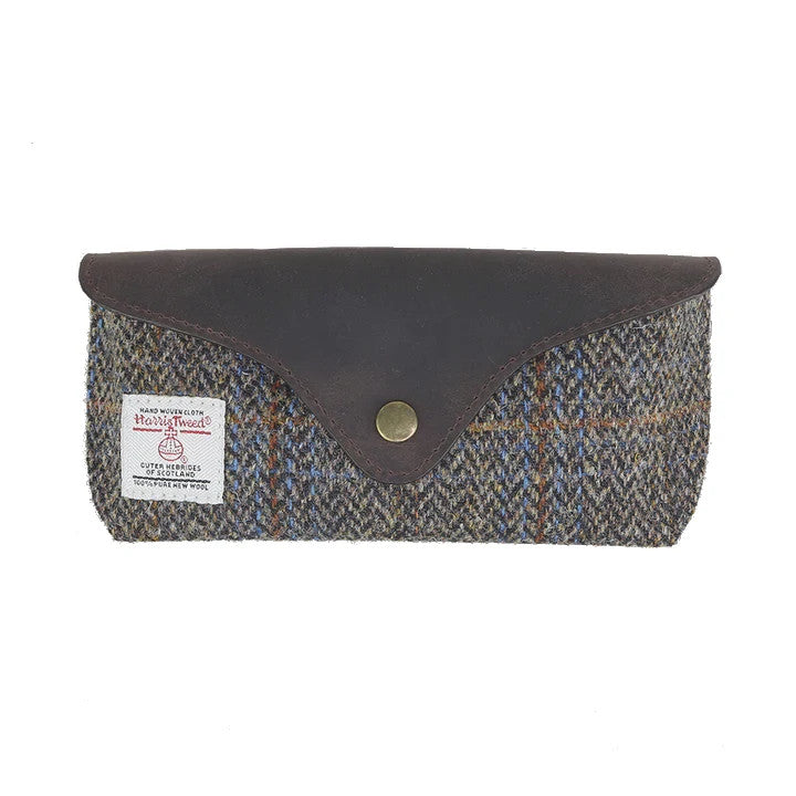 Carloway Harris Tweed & Leather Glasses Case/Holder