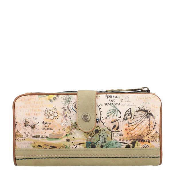 Anekke Amazonia Large Purse With Removable Card Holder