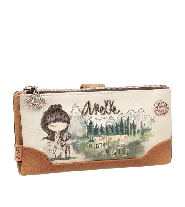 Anekke Forest Large Purse With Removable Wallet