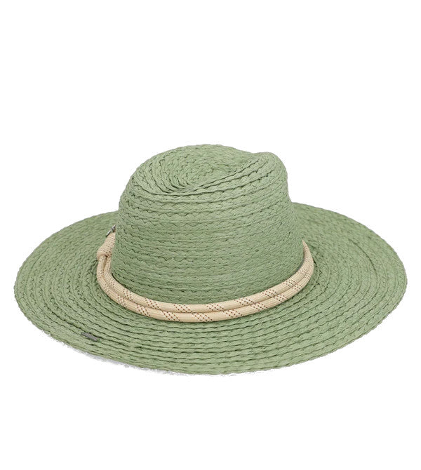 Anekke Green Raffia Straw Hat
