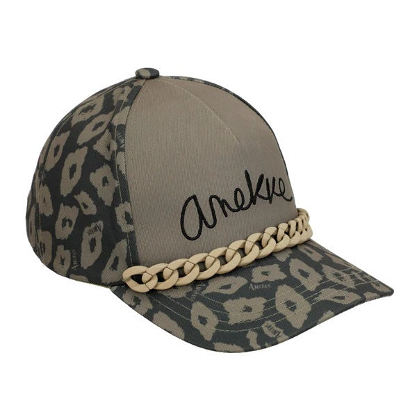 Anekke Leopard Print Adjustable Baseball Cap