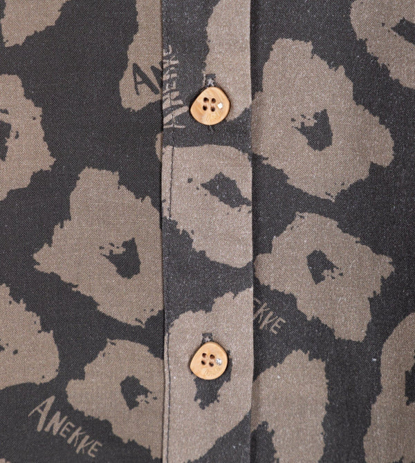 Anekke Leopard Print Long Shirt Dress