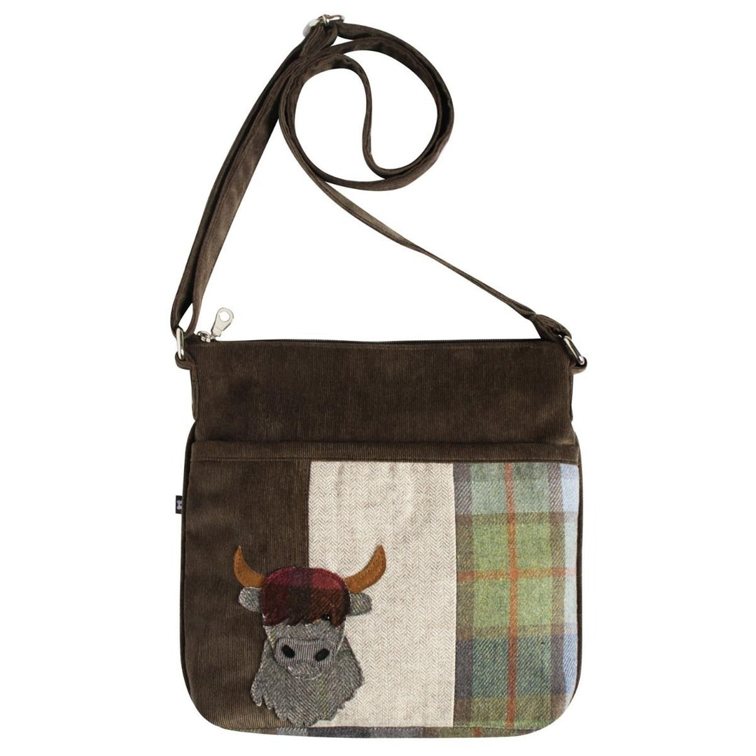 Amelia Autumn Cow Messenger Crossbody Bag From Earth Squared