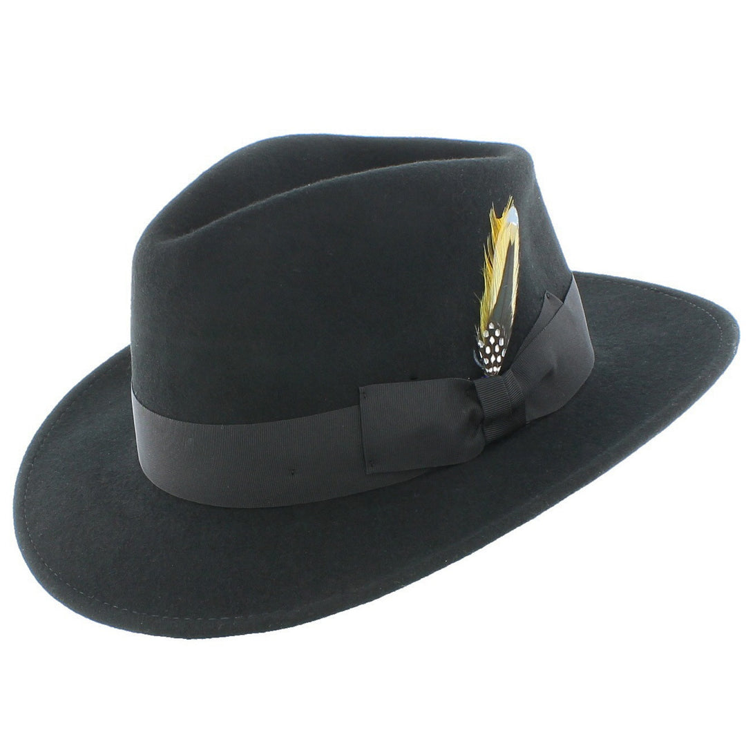 Curzon Classics Indiana Explorer Wool Crushable Fedora Hat